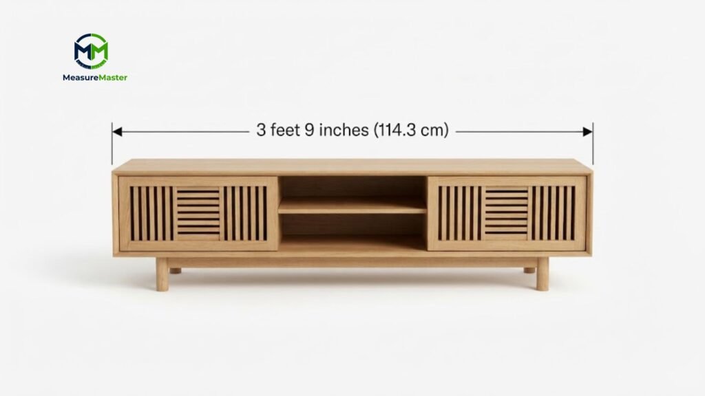 45 inches in feet