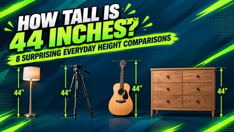 How Tall Is 44 Inches