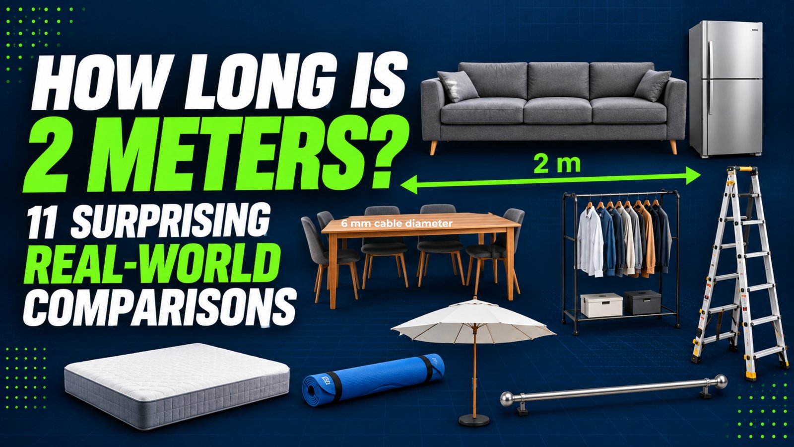 how long is 2 meters