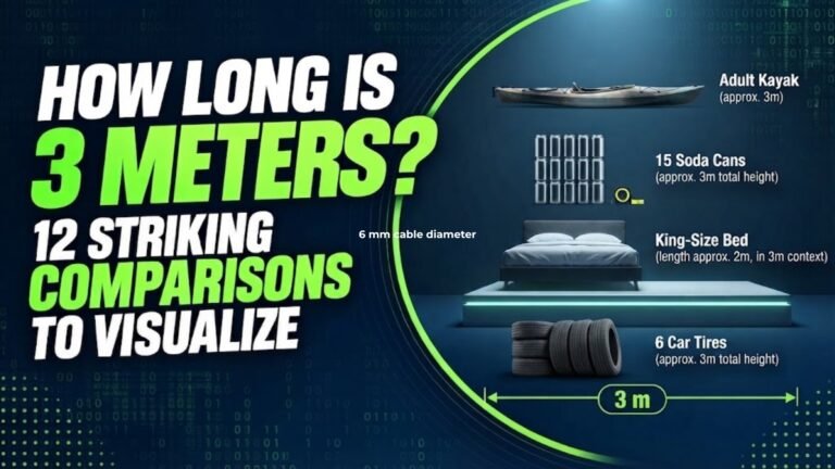 how long is 3 meters