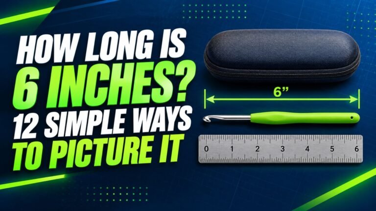 how long is 6 inches