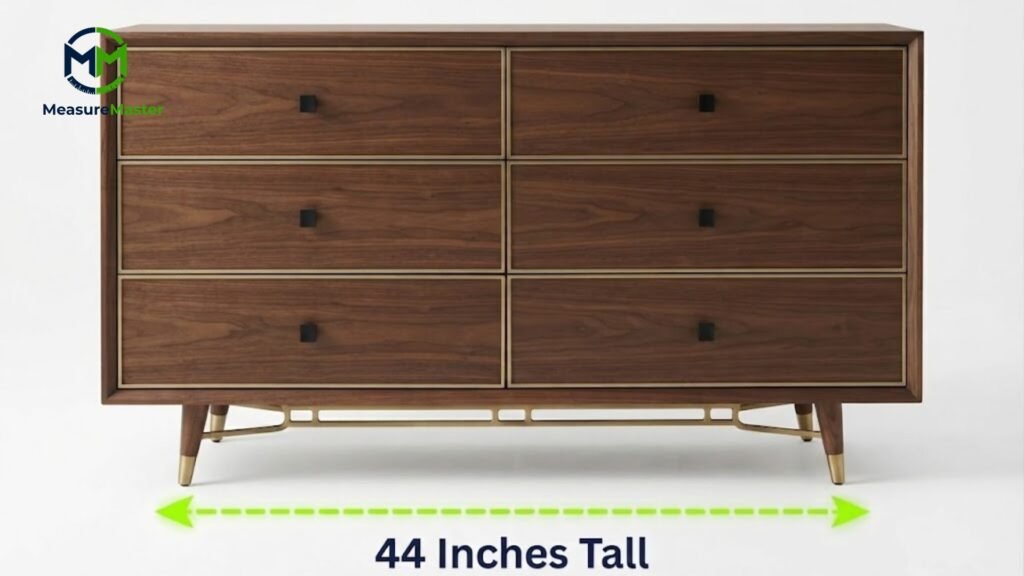 how many feet is 44 in