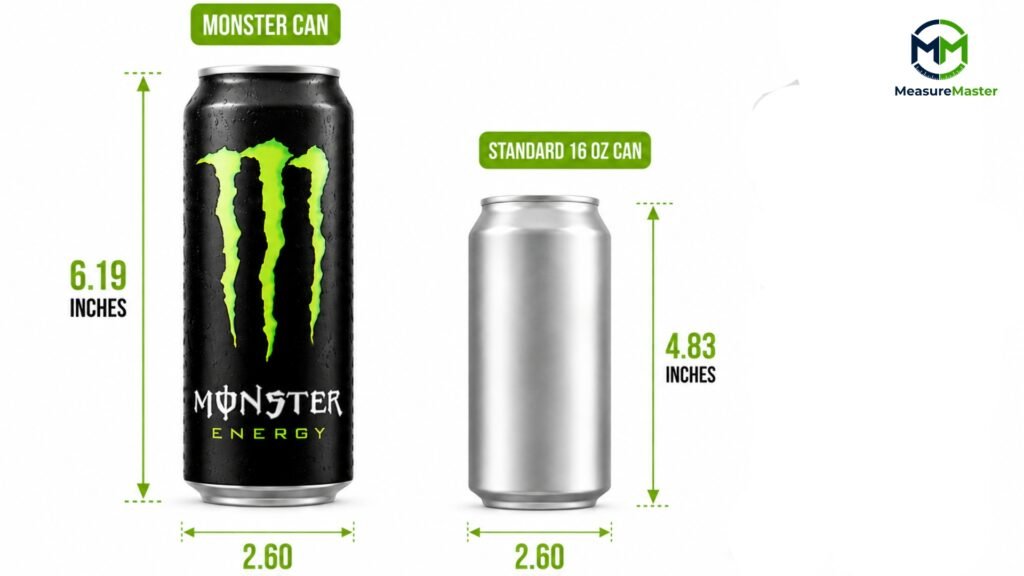 monster can height