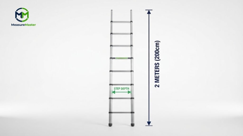 what height is 2 meters in feet