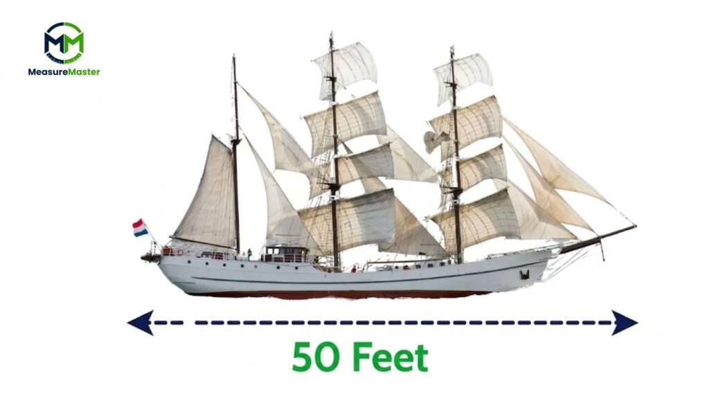 50 feet to meters