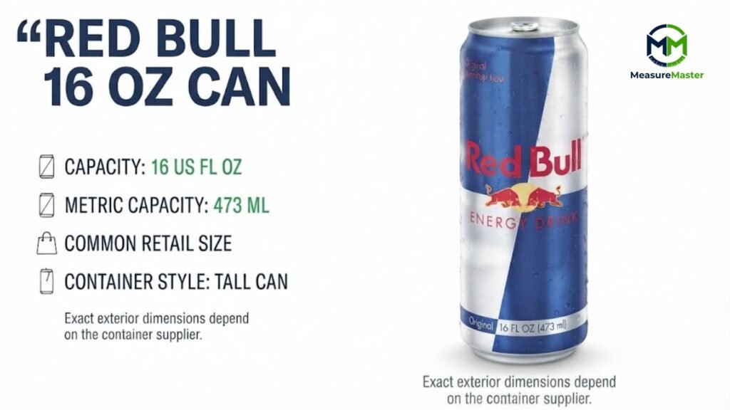 how big is a red bull can