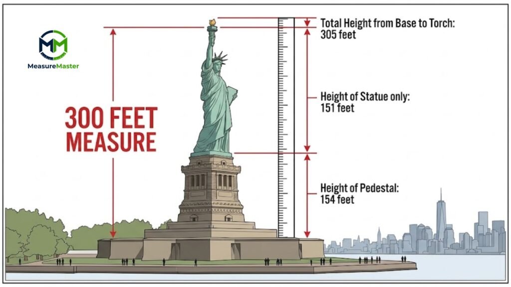 how far is 300 feet