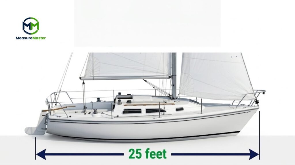 how long is 25 feet visually