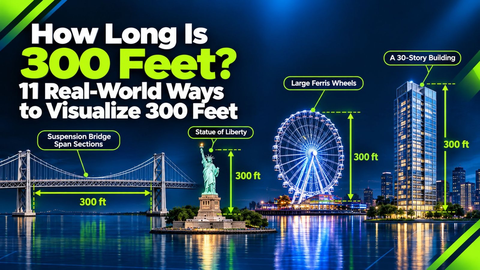 how long is 300 feet