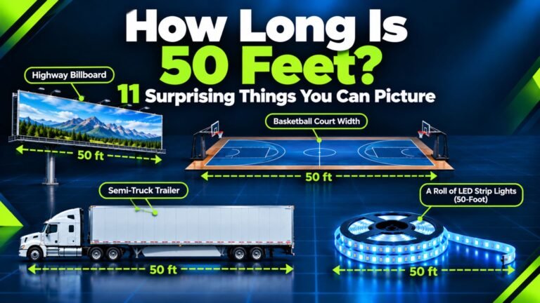 how long is 50 feet