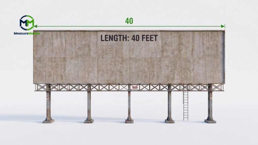 how tall is 40 feet